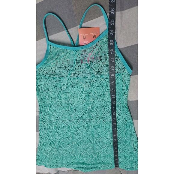 Girls Swim Cover Ups Beach Crochet‎ Mesh Crossback Swimsuits Cover Up Dress Sz S - Picture 3 of 10